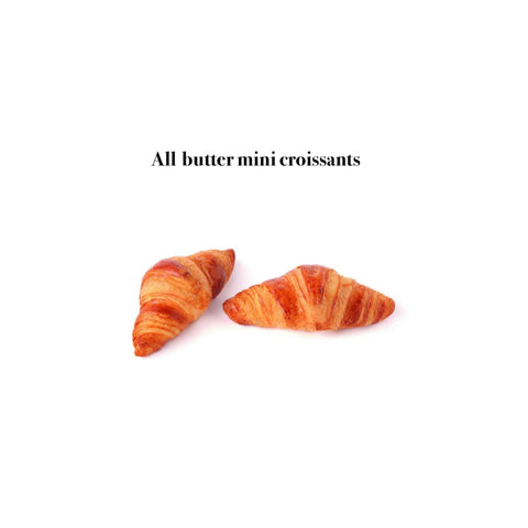 Four large all butter croissants or 10 mini croissants