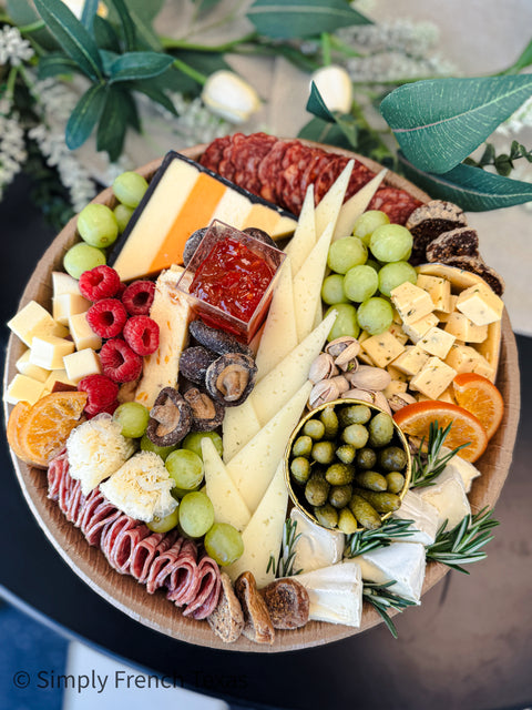 Gourmet cheese & charcuterie platter