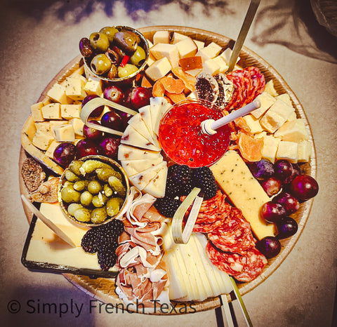 Gourmet cheese & charcuterie platter