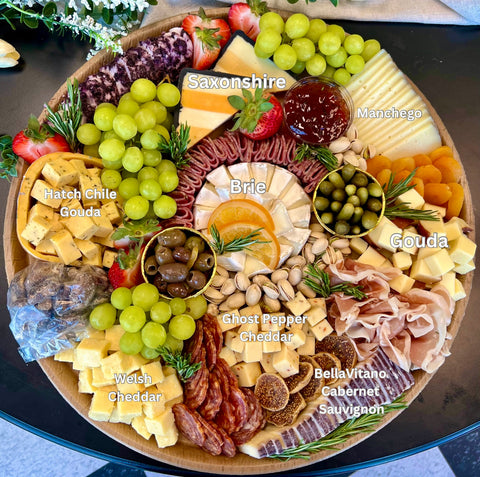Gourmet cheese & charcuterie platter