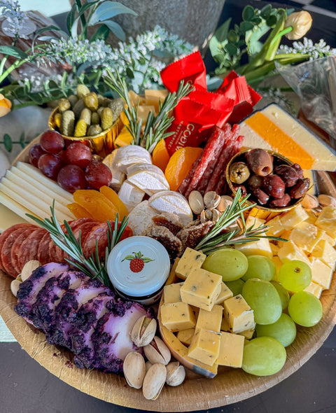 Gourmet cheese & charcuterie platter