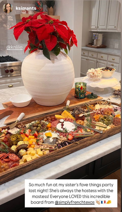 Gourmet  Christmas cheese & charcuterie platter