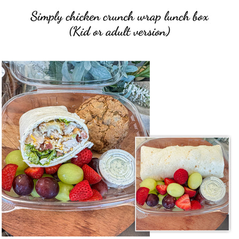 Simply crunch wrap lunch box