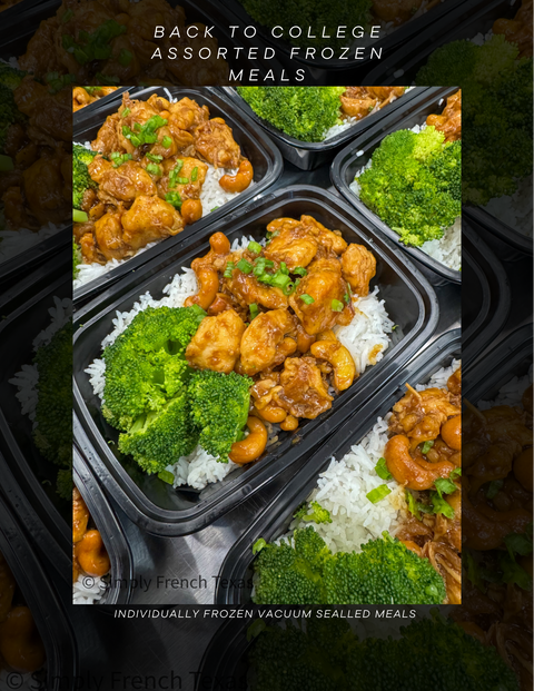 Back to school frozen individual meals