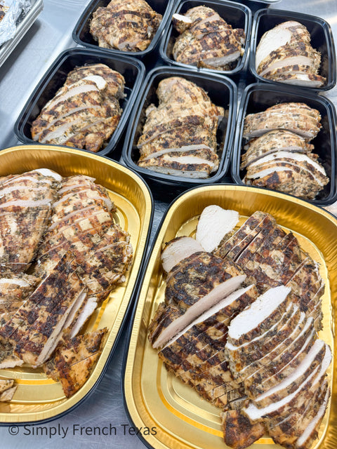 Grilled marinated chicken breast