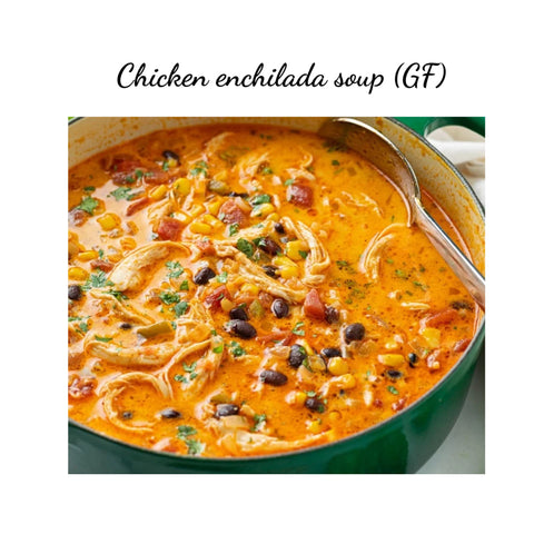 Chicken enchilada soup (GF)