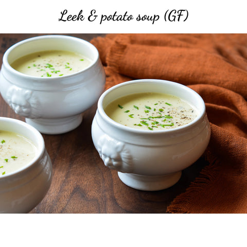 Leek & Potato soup (GF)