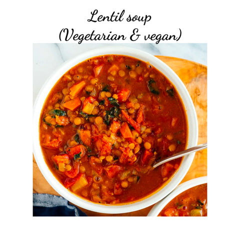 Lentil soup - GF, meat free, dairy free