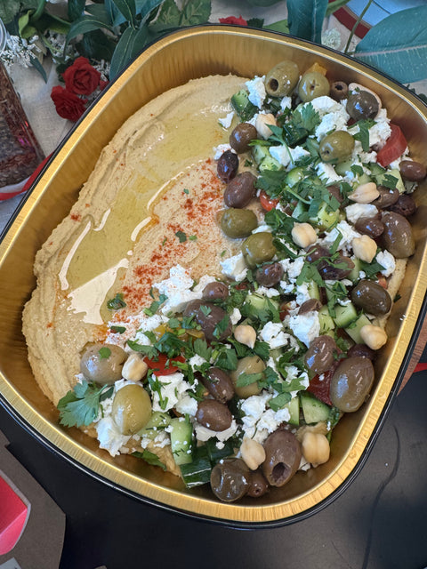 Hummus platter with Pita