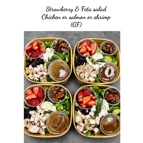 Strawberry & feta  salad (GF)