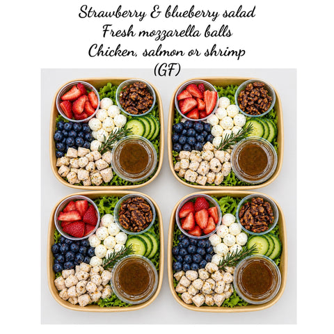 Strawberry & blueberry protein  salad (GF)