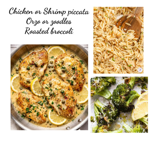 Chicken or Shrimp Piccata