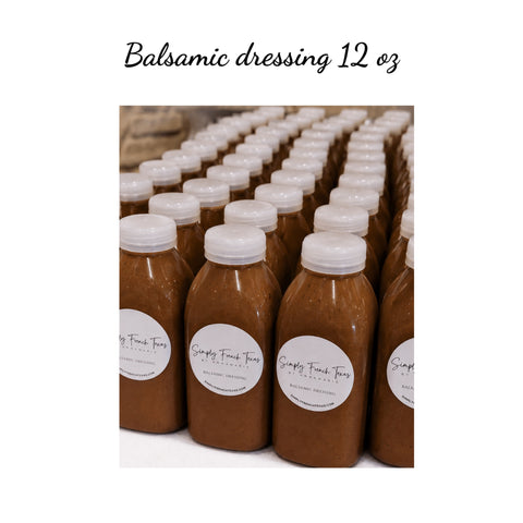 12 oz bottle of house balsamic vinaigrette (GF)