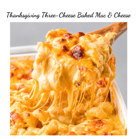 Three-Cheese Baked Mac & Cheese