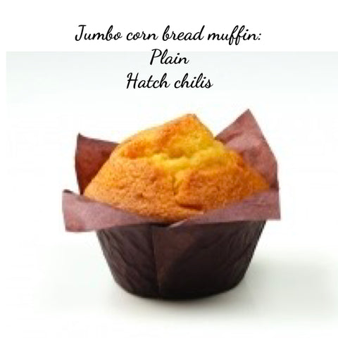 Jumbo cornbread muffin