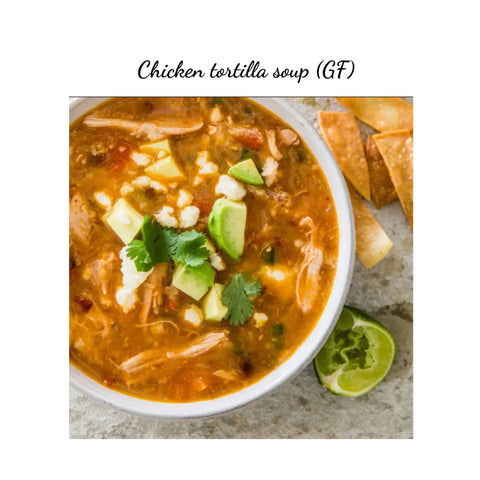 Chicken tortilla soup (GF) Frozen