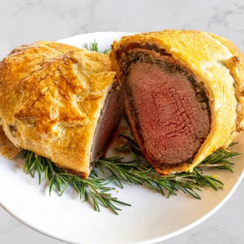 Beef Wellington with Bordelaise sauce