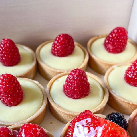 6 mini lemon curd tarts