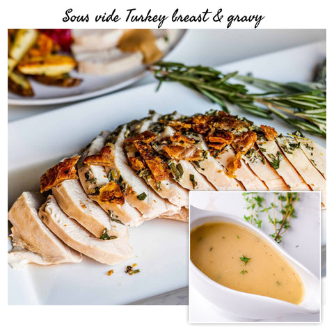 Sous vide turkey & gravy